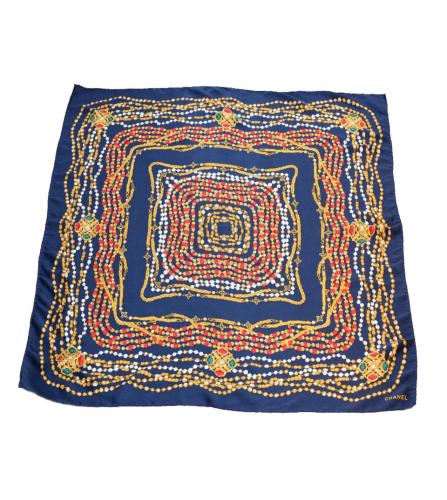 CHANEL SILK SCARF