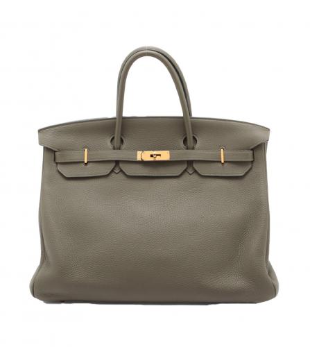 Hermes Birkin 40 Taurillon Clemence Vert