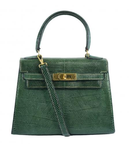 Crocodile Embossed Leather Inspired Kelly Bag – POPSEWING®