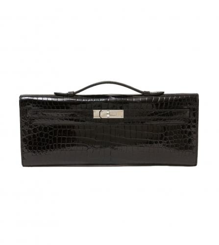 HERMES KELLY CUT POROSUS BLACK