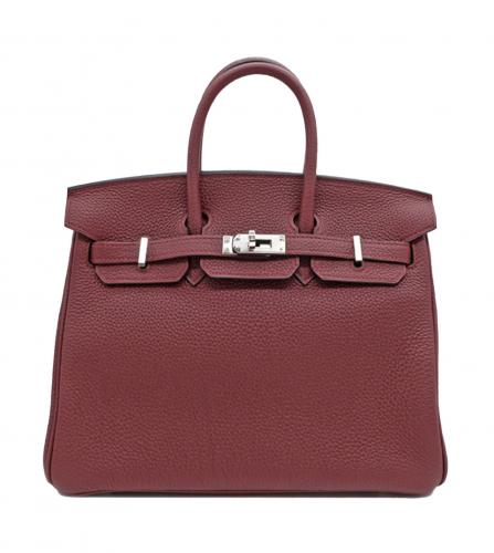 HERMES BIRKIN 25 TOGO RUGE ASH