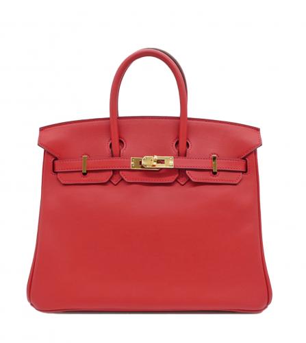 HERMES BIRKIN 25 SWIFT VERMILLON