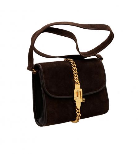 CELINE BROWN SHOULDER BAG