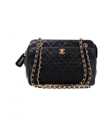 CHANEL BLACK TOTE BAG