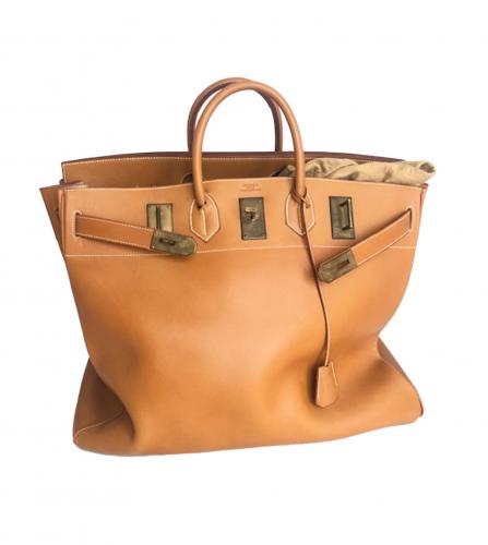 HERMES HAUT À COURROIES HAC 50 BARENIA GOLD