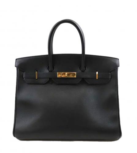 HERMES BIRKIN 35 GULLIVER BLACK