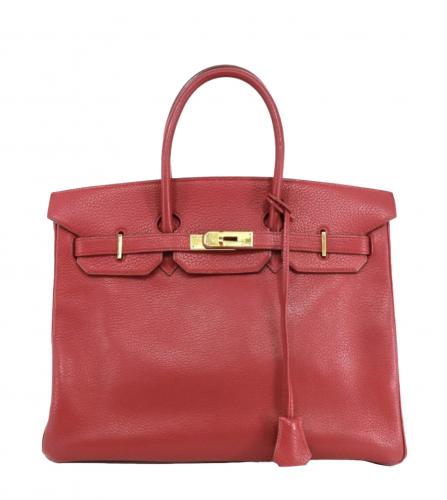 HERMES BIRKIN 35 ARDENNES RED