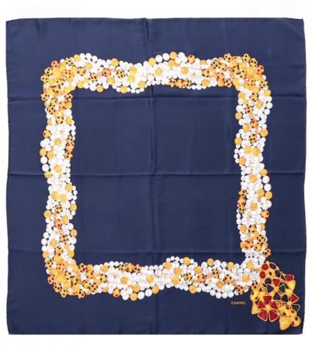 CHANEL GRIPOIX BIJOUX NECKLACE SCARF