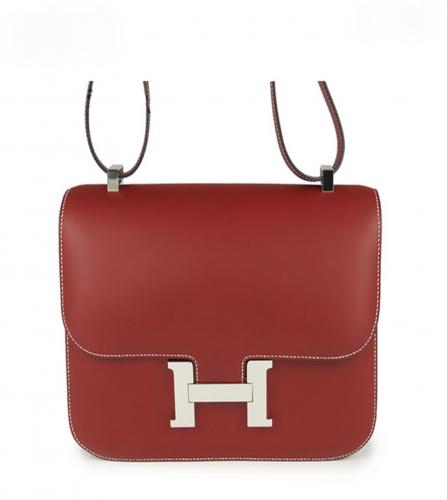 HERMES CONSTANCE 24 CHAMONIX ROUGE H