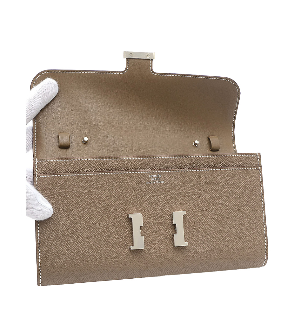 HERMES CONSTANCE TO GO WALLET EPSON ETOUPE