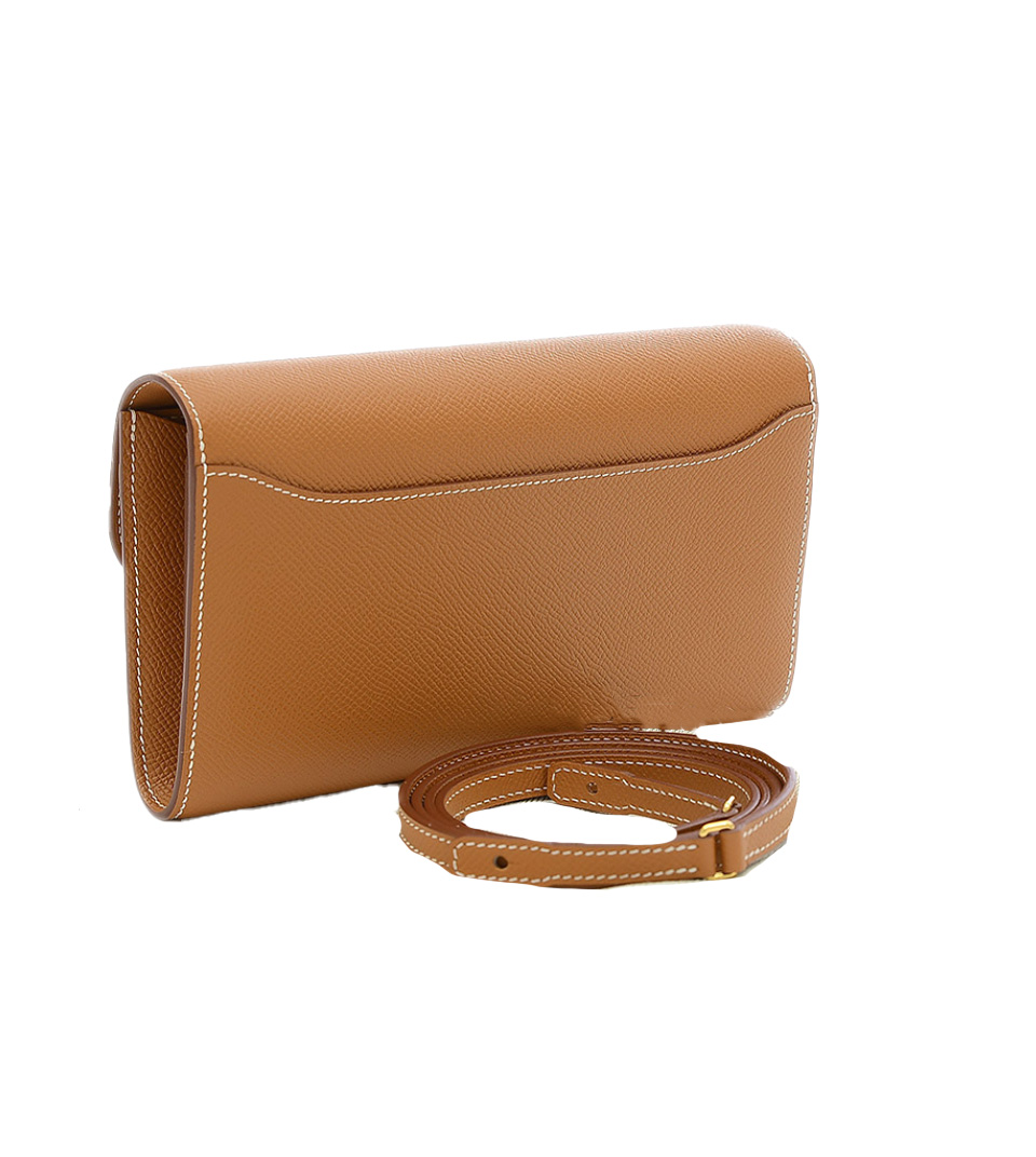 HERMES CONSTANCE TO GO WALLET EPSON GOLD