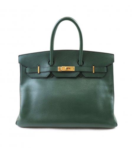 HERMES BIRKIN 35 ARDENNES GREEN