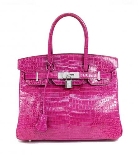 HERMES BIRKIN 30 POROSUS  ROSE SCHEHERAZADE