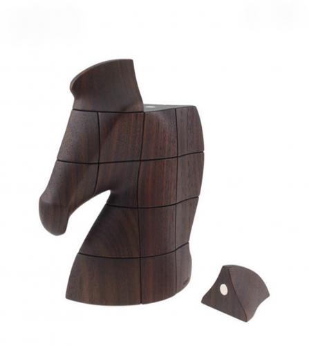 HERMES SAMARCANDE PUZZLE DARKBROWN