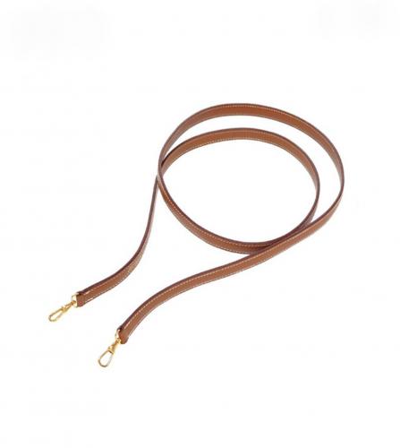 HERMES MINIKELLY  STRAP VEAUGULLIVER BROWN