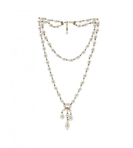CHANEL PEARL EVENING NECKLACE