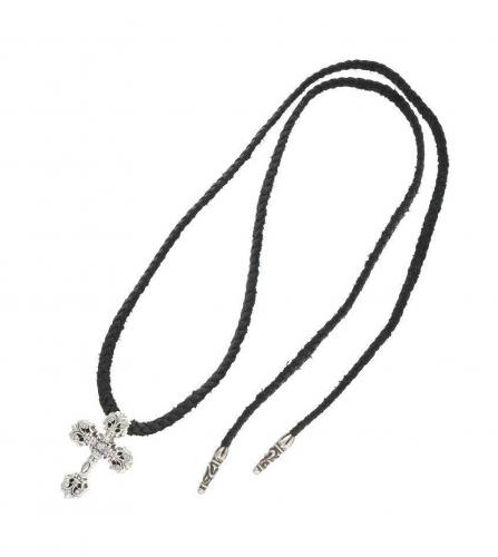 CHROME HEARTS FILIG CROSS XS NECKLACE