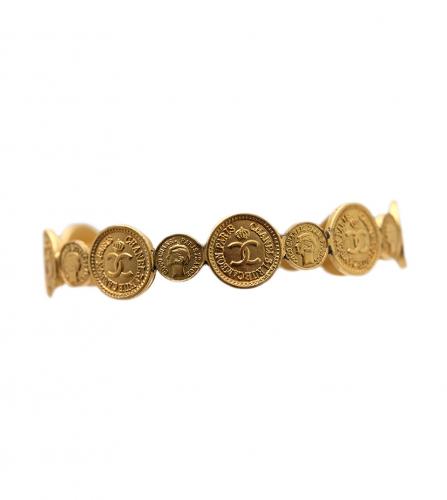 CHANEL MINI COINS CUFF BANGLE