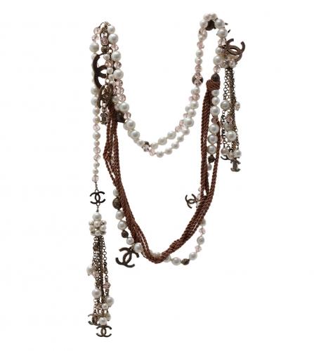 CHANEL PEARL LONG NECKLACE