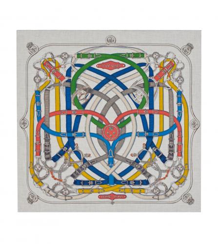 HERMES SILK SCARF CAVALCADOUR
