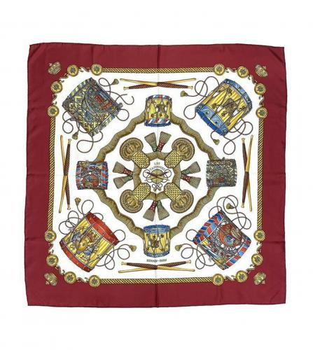 HERMES SILK SCARF TAMBOURS