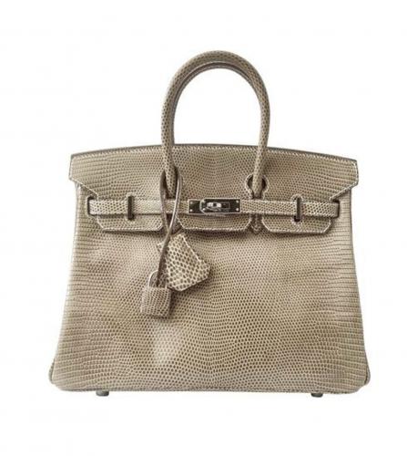 hermes birkin 25 lizard black