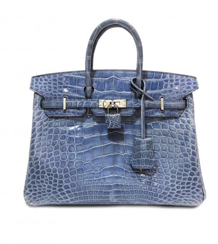 Kelly 32 vintage HERMES crocodile porosus - VALOIS VINTAGE PARIS