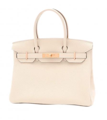HERMES BIRKIN 30 CREAM ROSE GOLD