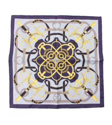 Hermès 1990-2000s pre-owned Eperon d'Or Silk Scarf - Farfetch