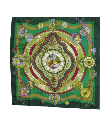 HERMES SILK SCARF LA RONDE HEURES