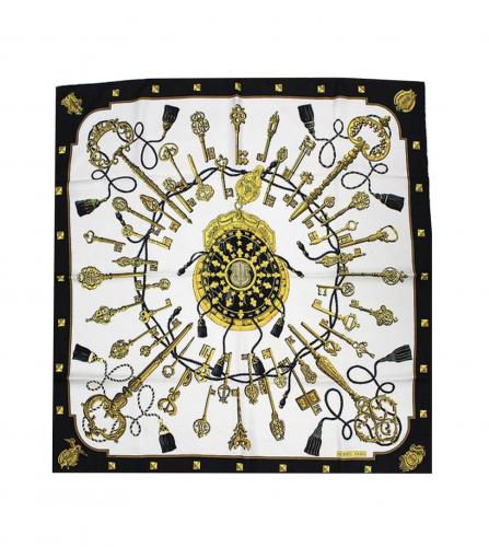 HERMES SILK SCARF LES CLES