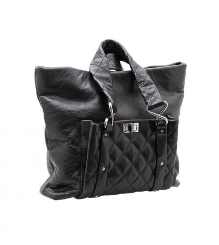 CHANEL BLACK TOTE BAG