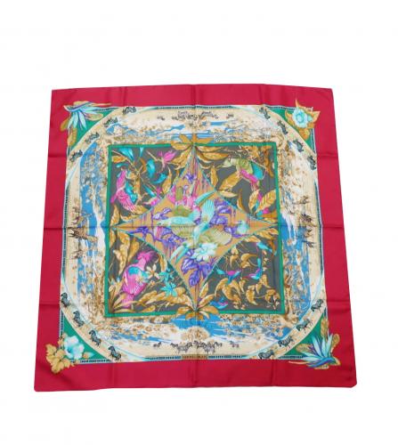 HERMES SILK SCARF