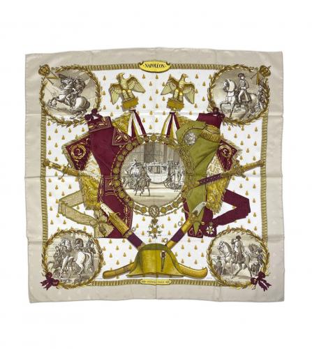 HERMES SILK SCARF NAPOLEON