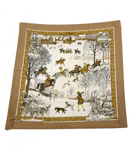 HERMES SILK SCARF
