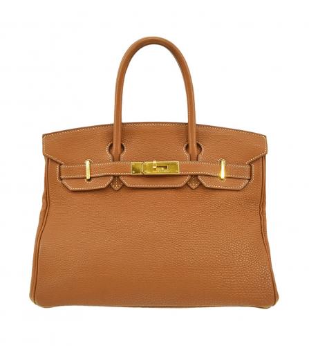 HERMES BIRKIN 30 TOGO GOLD