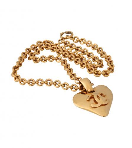 CHANEL HEART LONG NECKLACE
