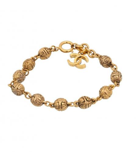 Chanel Preloved CHANEL coco mark bracelet GP gold vintage 2023  Buy Chanel  Online  ZALORA Hong Kong