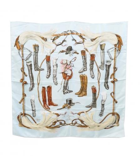 HERMES SILK SCARF A PROPOS DE BOTTES