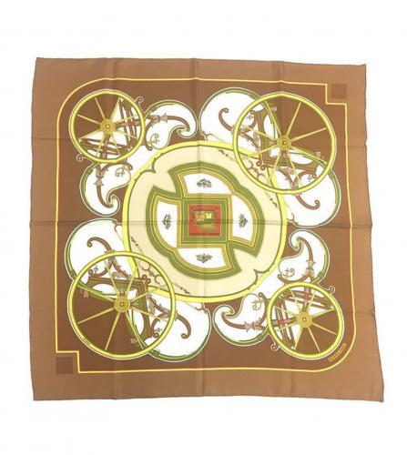 HERMES SILK SCARF WASHINGTON'S CARRIAGE