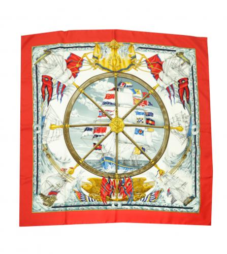 HERMES SILK SCARF VIVE LE VENT