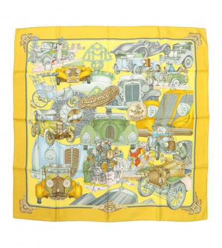 HERMES SILK SCARF AUTOMOBILE