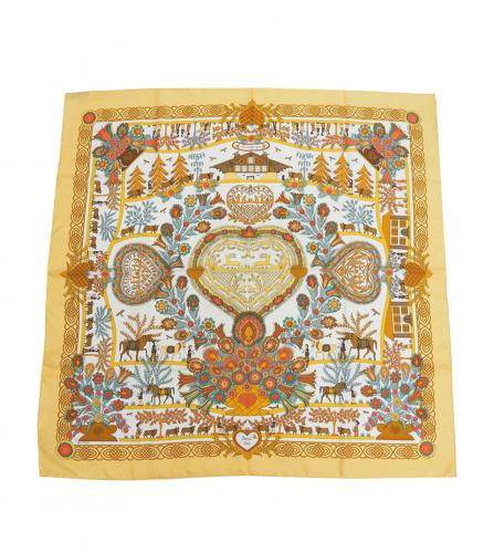 HERMES SILK SCARF DECOUPAGES