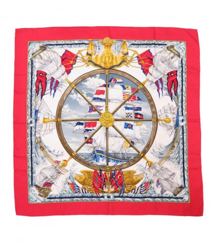 HERMES SILK SCARF VIVE LE VENT