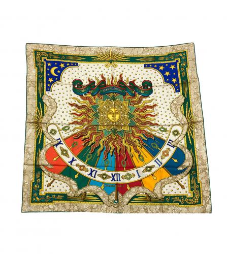 HERMES SILK SCARF CARPE DIEM