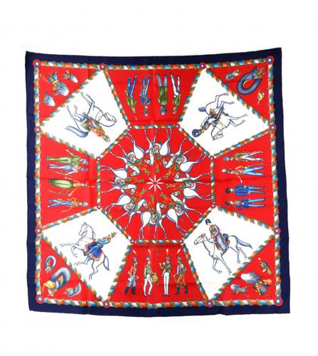 HERMES SILK SCARF L'ARMEE IMPERI ALE RUSSE