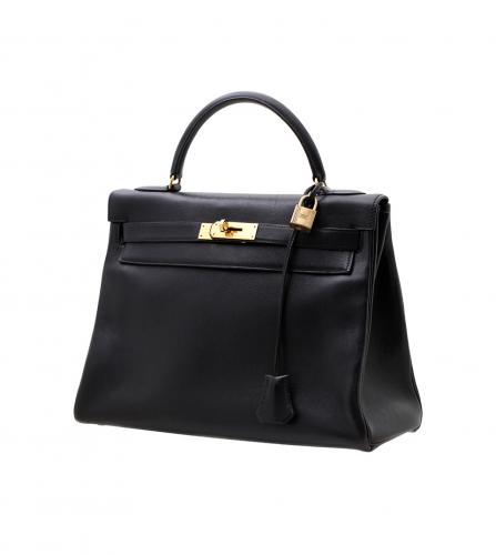 HERMES BLACK GULLIVER KELLY 32