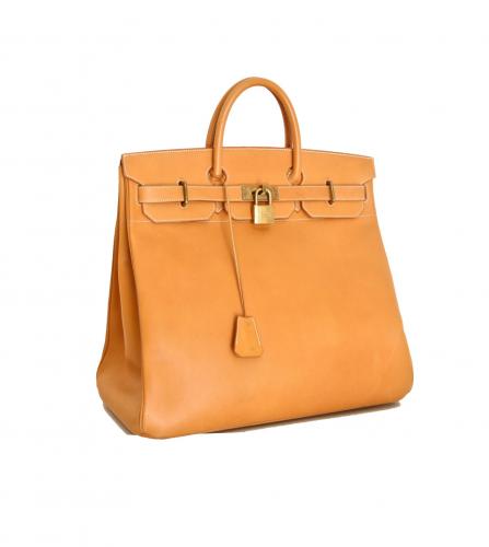 HERMES GOLD VACHE HAUT A COURROIES HAC 40