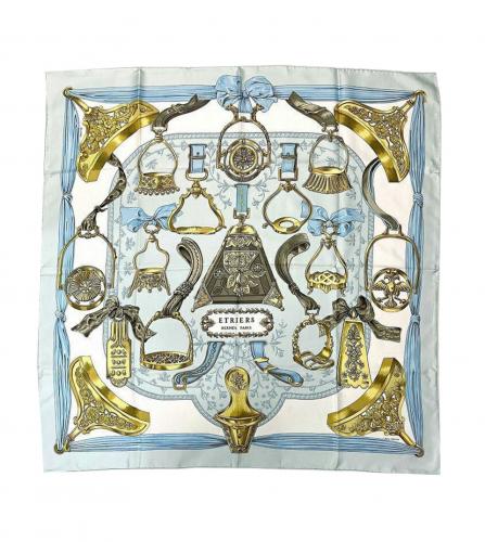 HERMES SILK SCARF ETRIERS