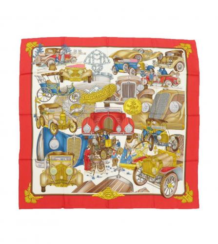 HERMES SILK SCARF AUTOMOBILE